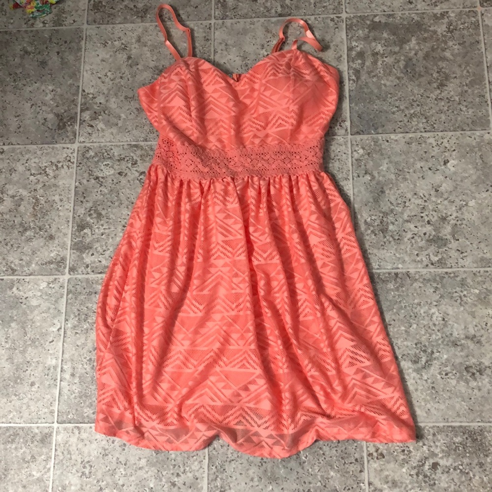 Salmon dress